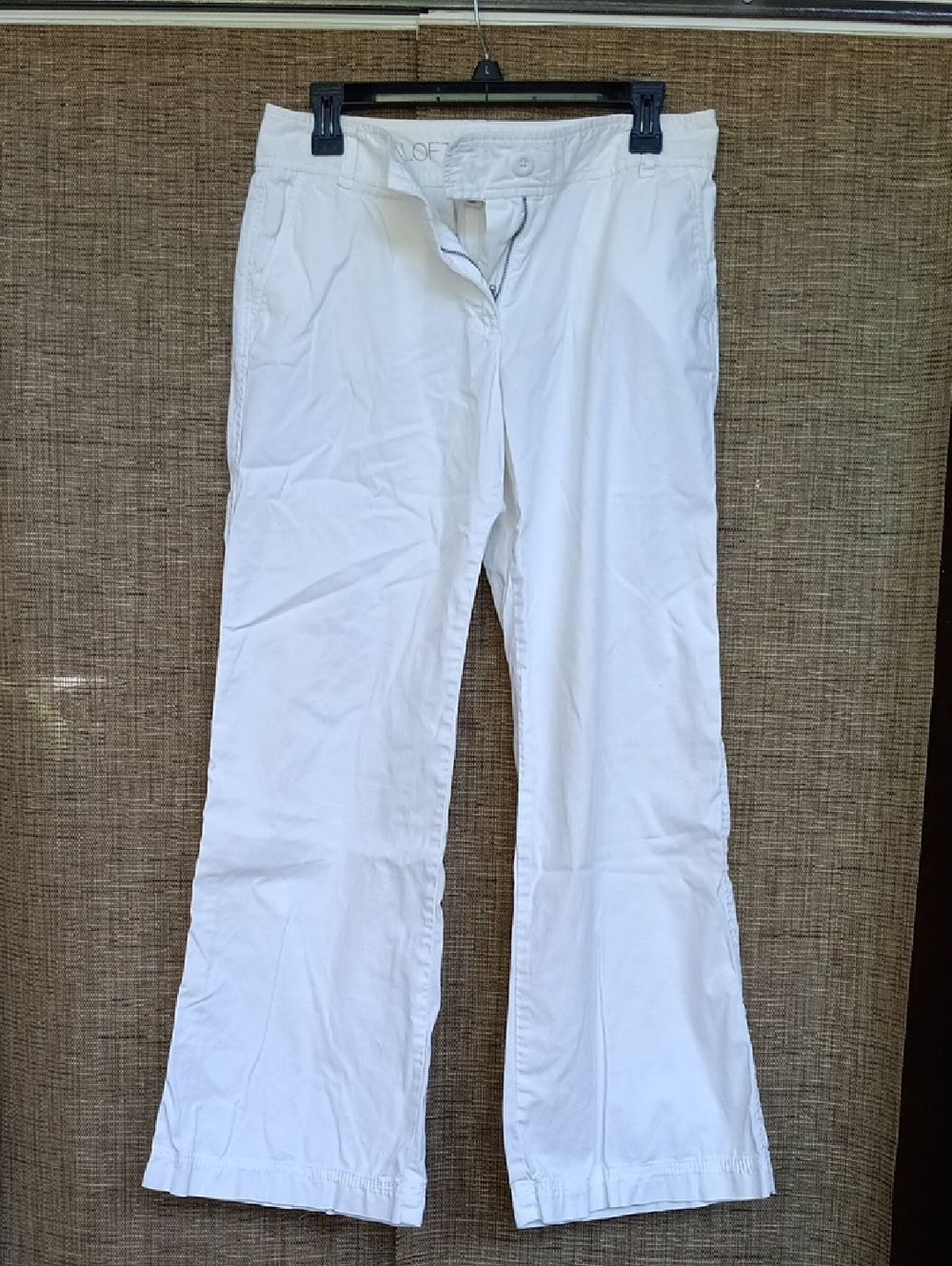 LOFT Signature Chinos Cotton Straight Leg Pants